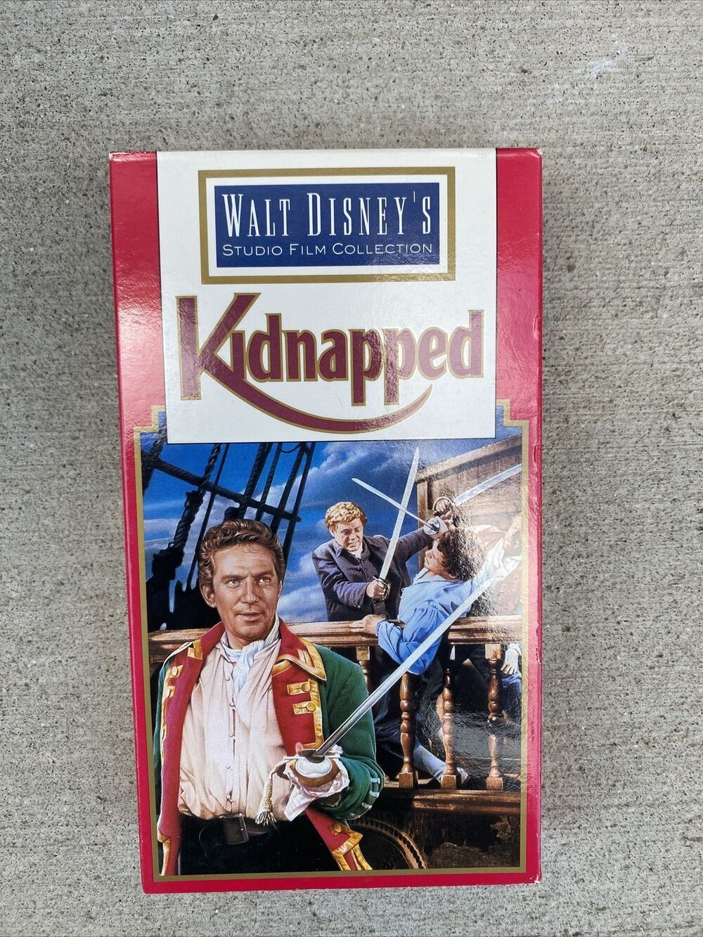 Kidnapped VHS 1959 Action Adventure Drama Peter Finch James MacArthur Fast Ship